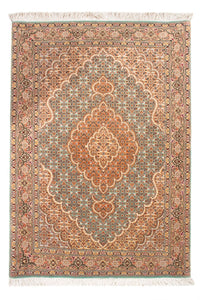 Tappeto Persero - Tabriz - 118 x 82 cm - blu petrolio