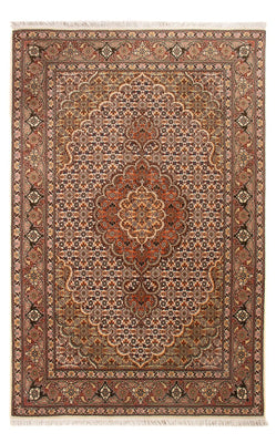 Perserteppich - Täbriz - Royal - 132 x 80 cm - creme