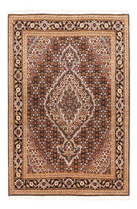Tapis persan - Tabriz - 150 x 103 cm - bleu foncé
