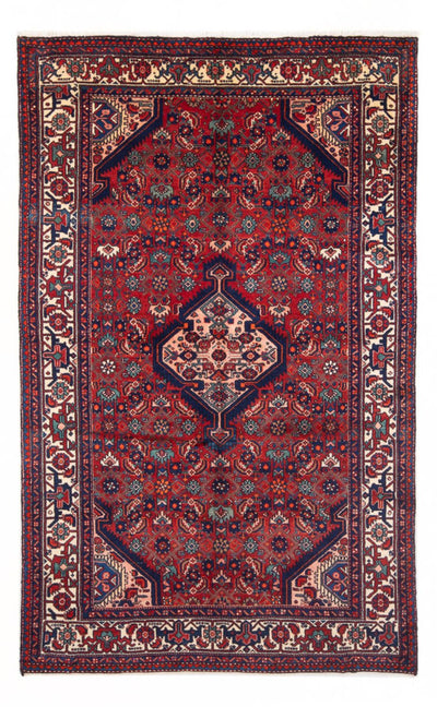 Hamadan Teppich 137x220cm - Perserteppich - rot