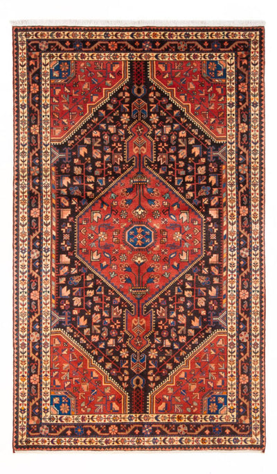 Hamadan Teppich 137x232cm - Perserteppich - dunkelblau