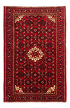 Tappeto Hamadan 104x152cm - Tappeto persiano - rosso - Rettangolo / Rosso / 104 x 152 cm Rettangolo