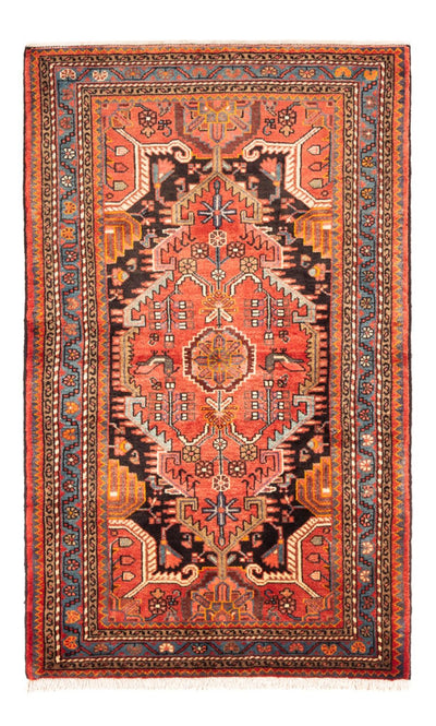 Hamadan Teppich 99x164cm - Perserteppich - rot