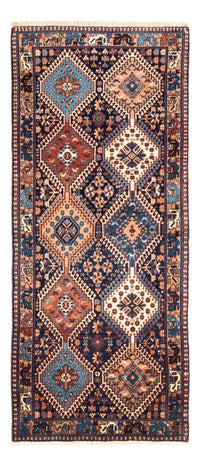 Tapis de couloir Tapis persan - Nomadic - 185 x 80 cm - bleu foncé