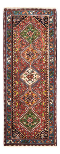 Tapis de couloir Tapis persan - Nomadic - 197 x 82 cm - rouge