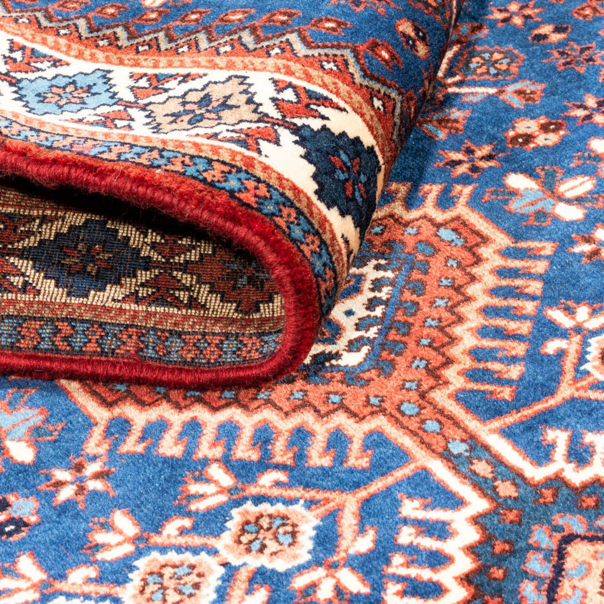 Läufer Perser - Nomadic - 192 x 85 cm - dunkelblau