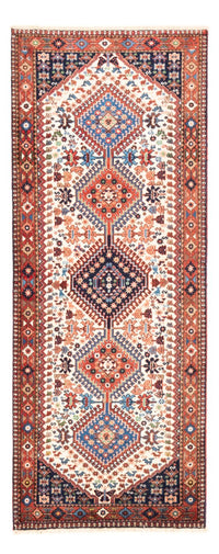 Tapis de couloir Tapis persan - Nomadic - 200 x 80 cm - crème