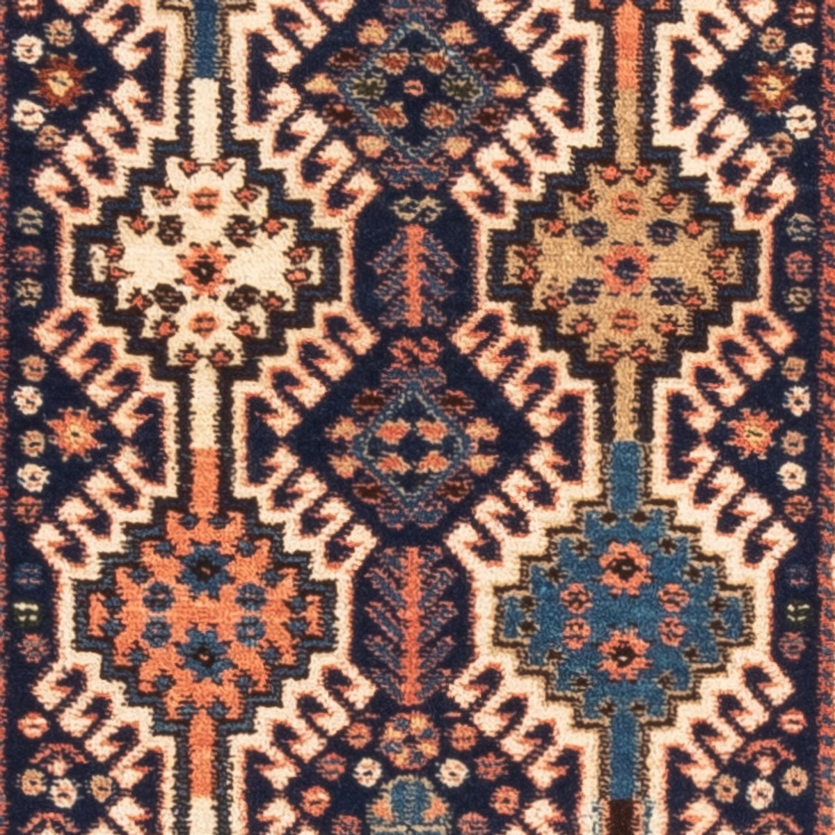 Läufer Perser - Nomadic - 140 x 50 cm - dunkelblau