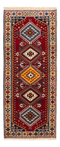 Tapis de couloir Tapis persan - Nomadic - 197 x 83 cm - rouge