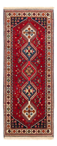 Tapis de couloir Tapis persan - Nomadic - 195 x 80 cm - rouge