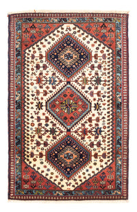 Tapis persan - Nomadic - 130 x 82 cm - crème