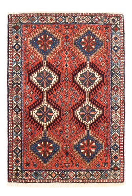 Perserteppich - Nomadic - 118 x 81 cm - rot