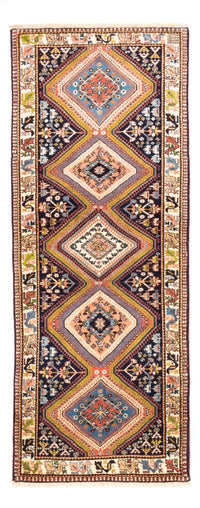 Tapis de couloir Tapis persan - Nomadic - 198 x 80 cm - bleu foncé