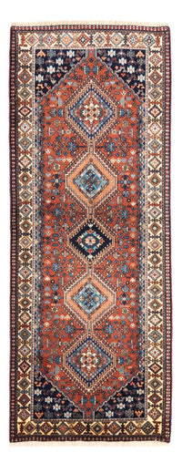 Tapis de couloir Tapis persan - Nomadic - 205 x 83 cm - rouge