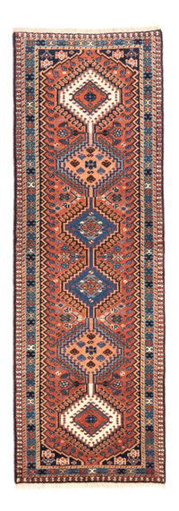 Tapis de couloir Tapis persan - Nomadic - 195 x 60 cm - rouge