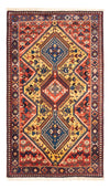 Yalameh Tappeto 85x148cm - Tappeto persiano - giallo - Rettangolo / Giallo / 85 x 148 cm Rettangolo