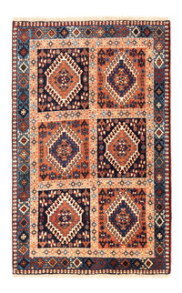 Tapis persan - Nomadic - 128 x 80 cm - multicolore