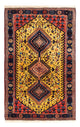 Perserteppich - Nomadic - 132 x 85 cm - gelb