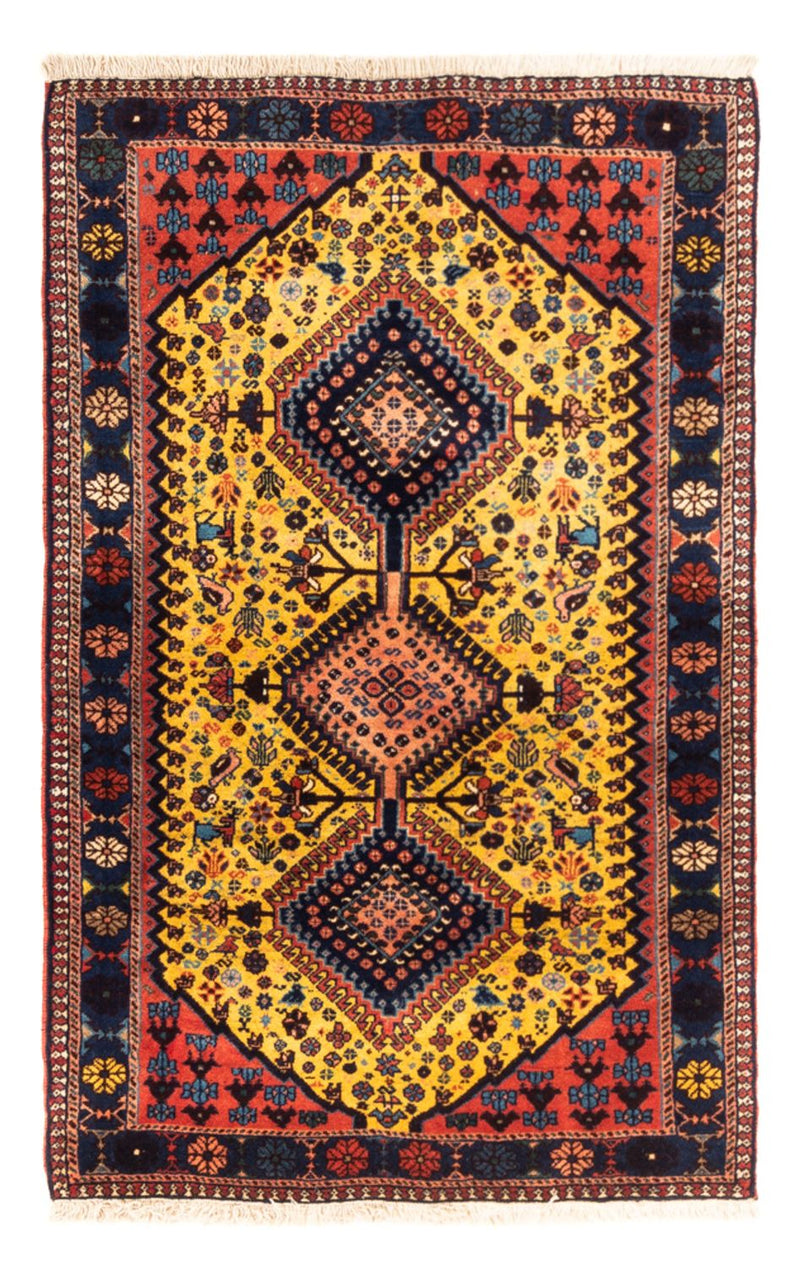 Perserteppich - Nomadic - 132 x 85 cm - gelb