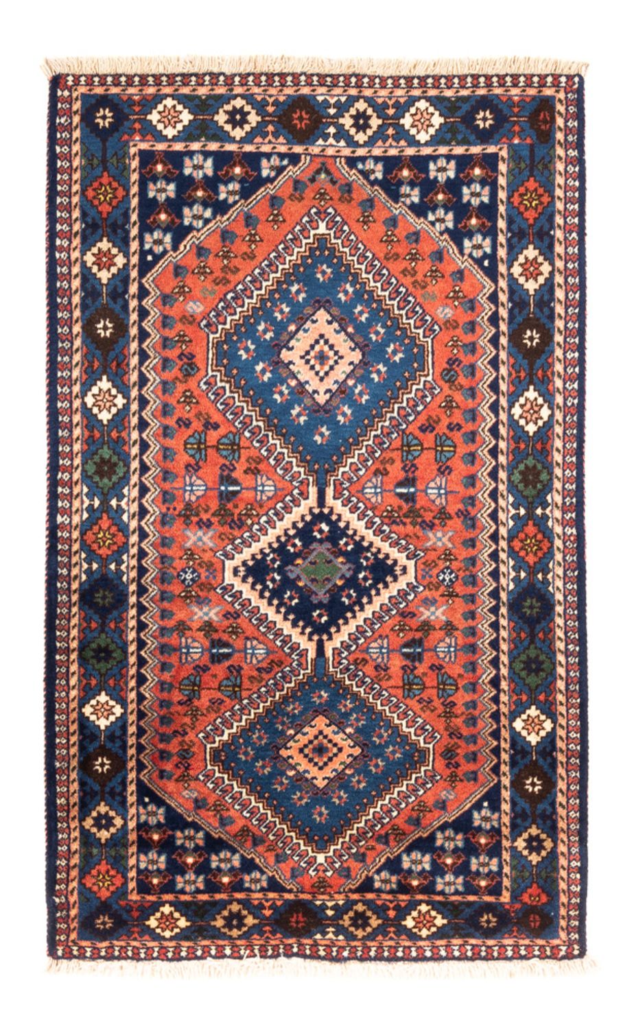 Perserteppich - Nomadic - 135 x 85 cm - rot