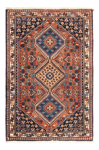 Tapis persan - Nomadic - 125 x 84 cm - rouge