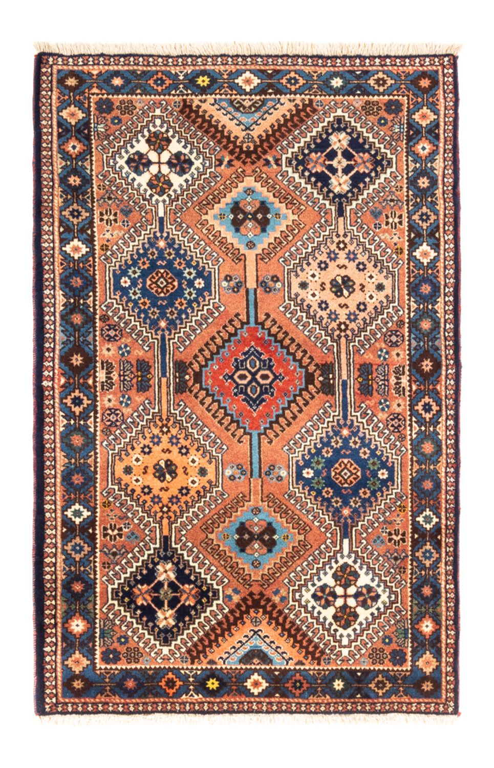 Perserteppich - Nomadic - 130 x 85 cm - rot