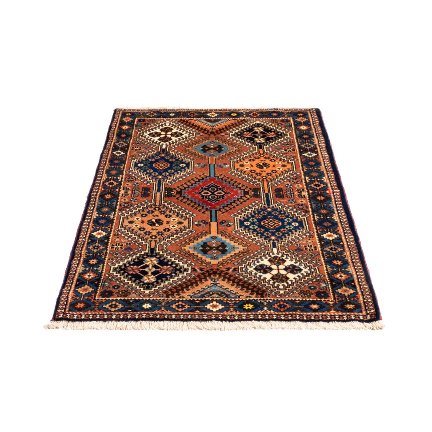 Perserteppich - Nomadic - 130 x 85 cm - rot