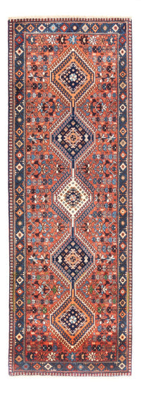 Tapis de couloir Tapis persan - Nomadic - 220 x 80 cm - rouge