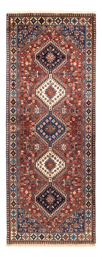 Tapis de couloir Tapis persan - Nomadic - 203 x 83 cm - rouge