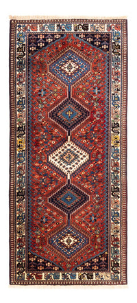 Tapis de couloir Tapis persan - Nomadic - 193 x 85 cm - rouge