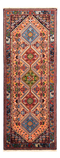 Tapis de couloir Tapis persan - Nomadic - 207 x 85 cm - rouge