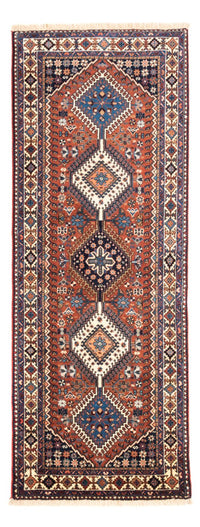 Tapis de couloir Tapis persan - Nomadic - 205 x 80 cm - rouge