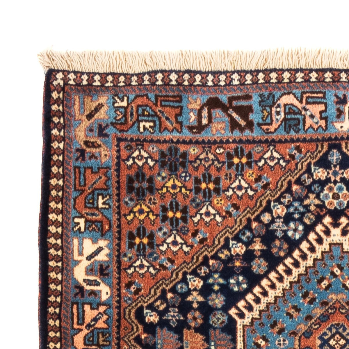 Yalameh Tappeto 84x202cm - Tappeto persiano - blu scuro