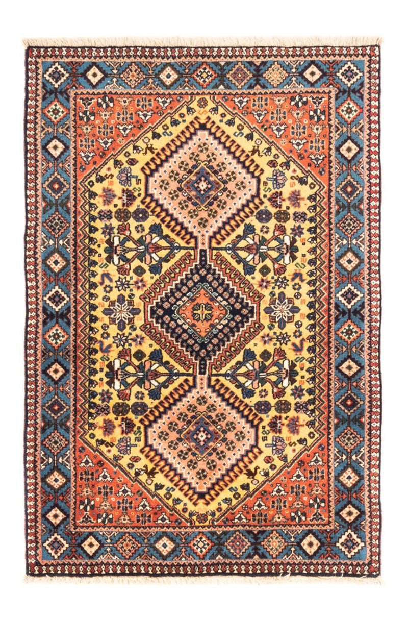 Perserteppich - Nomadic - 123 x 83 cm - gelb