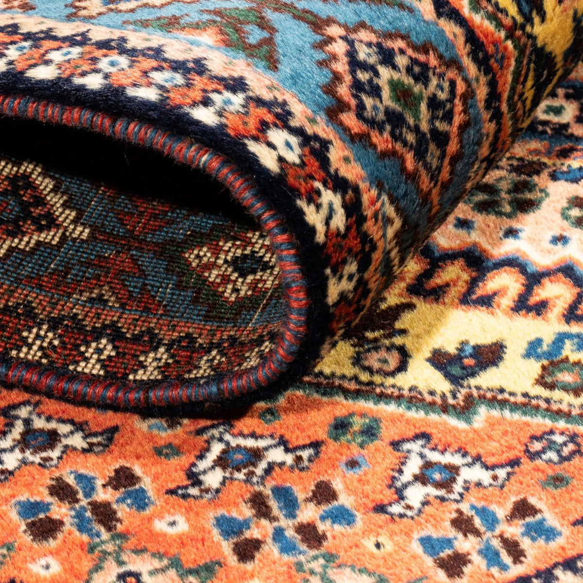 Perserteppich - Nomadic - 123 x 83 cm - gelb