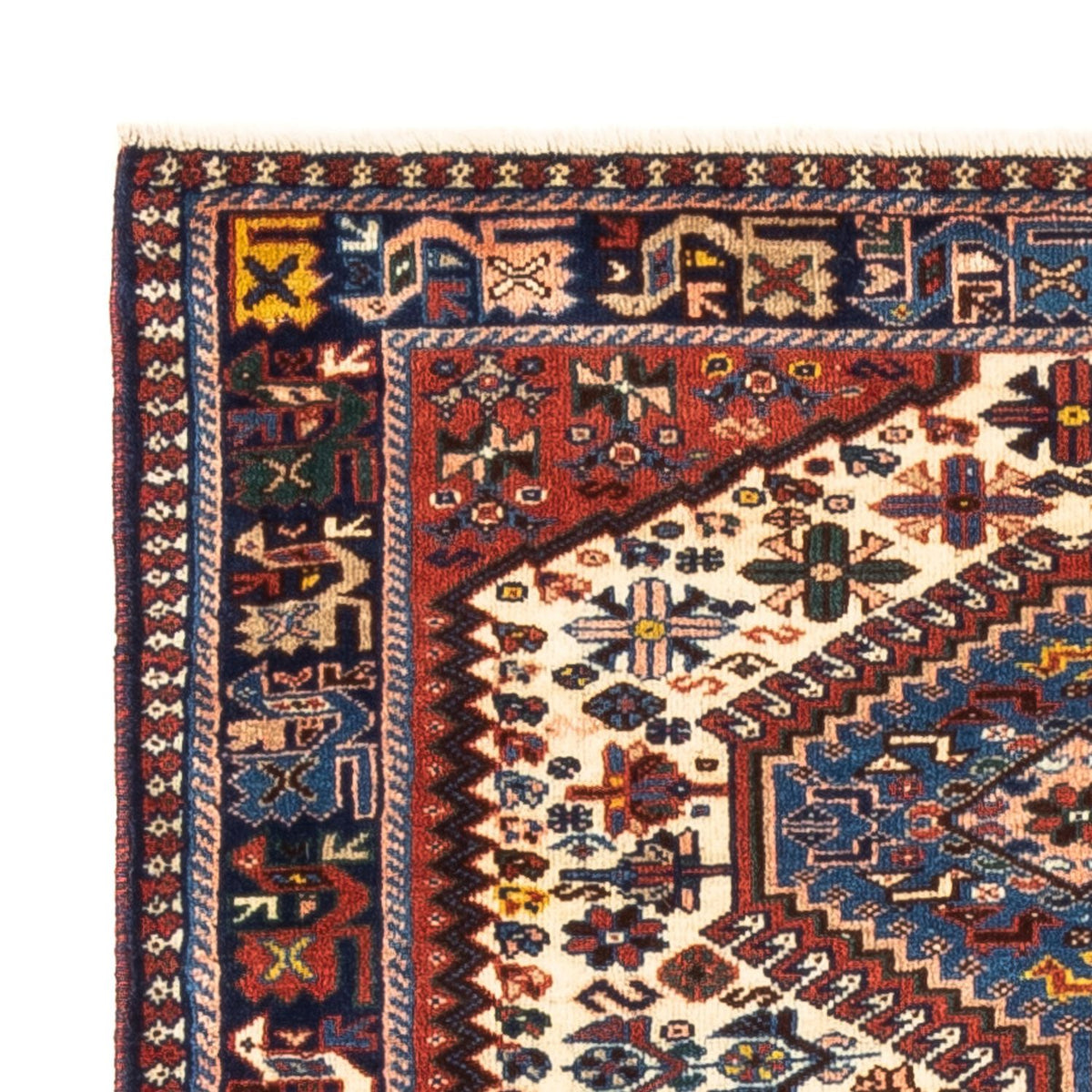 Perserteppich - Nomadic - 122 x 83 cm - creme