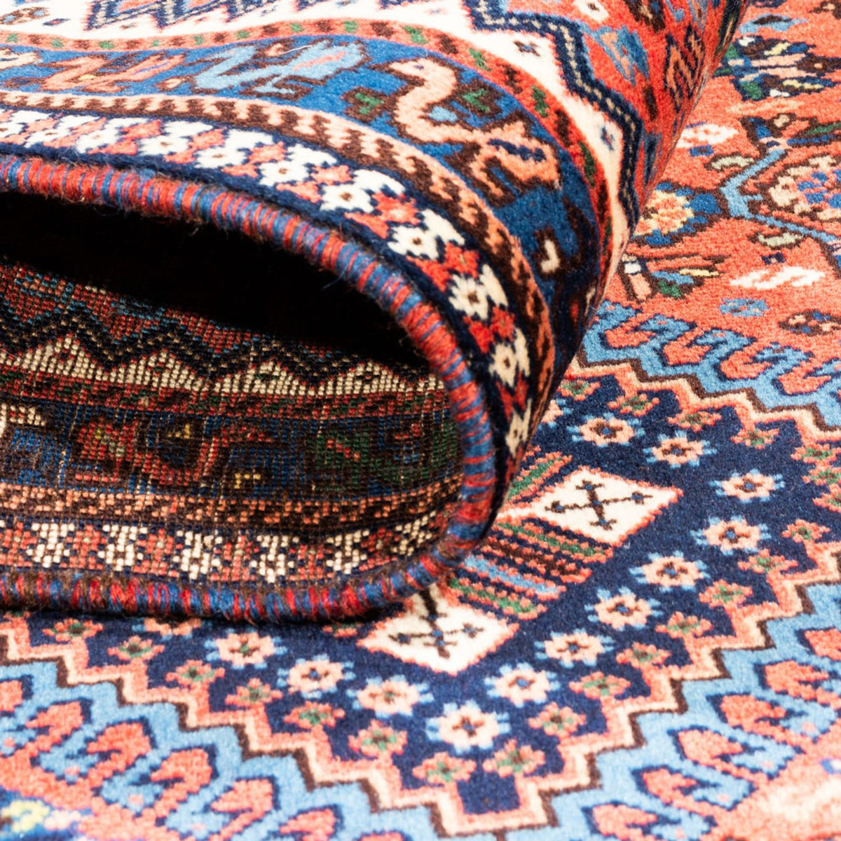 Perserteppich - Nomadic - 124 x 80 cm - rot