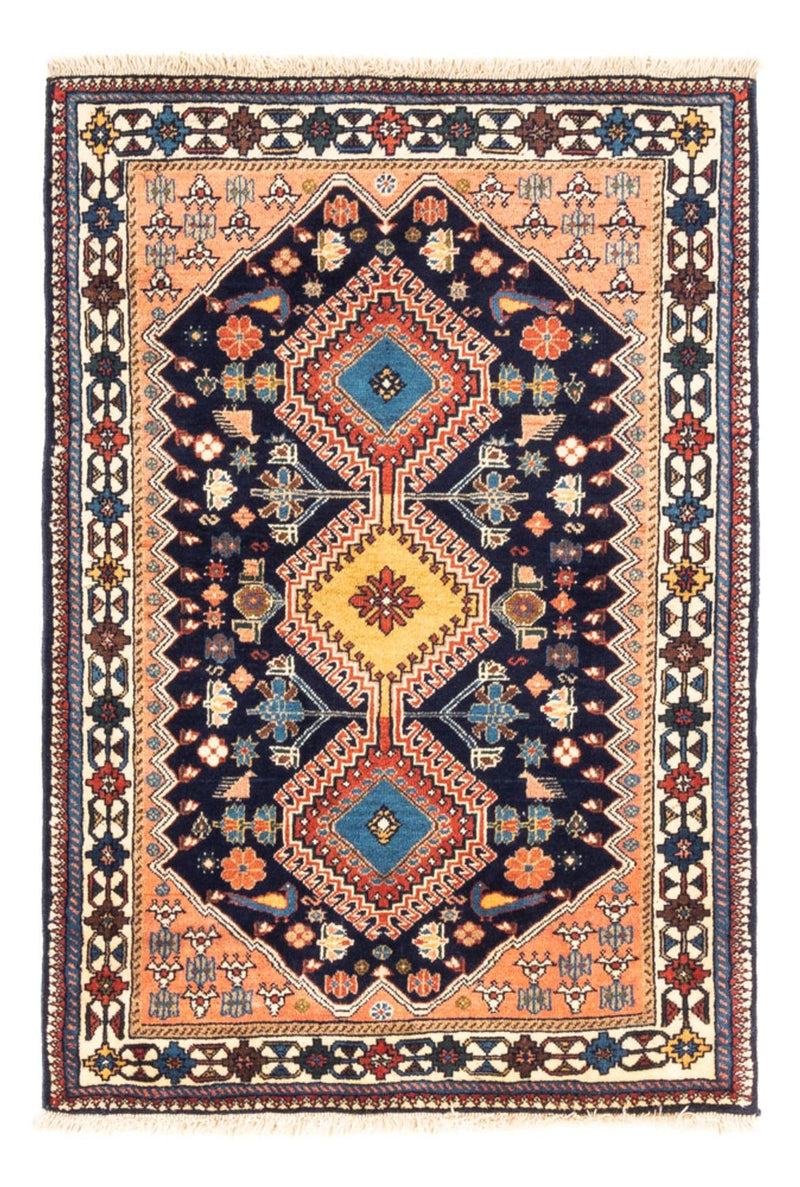 Perserteppich - Nomadic - 120 x 84 cm - dunkelblau