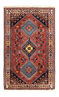 Tapis persan - Nomadic - 130 x 80 cm - rouge