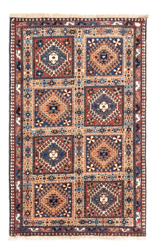 Perserteppich - Nomadic - 132 x 82 cm - mehrfarbig