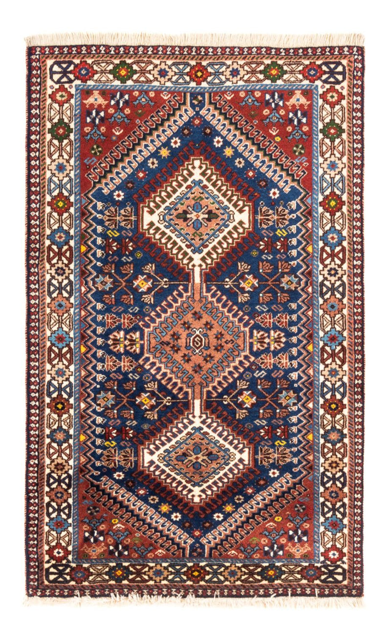 Perserteppich - Nomadic - 133 x 82 cm - dunkelblau