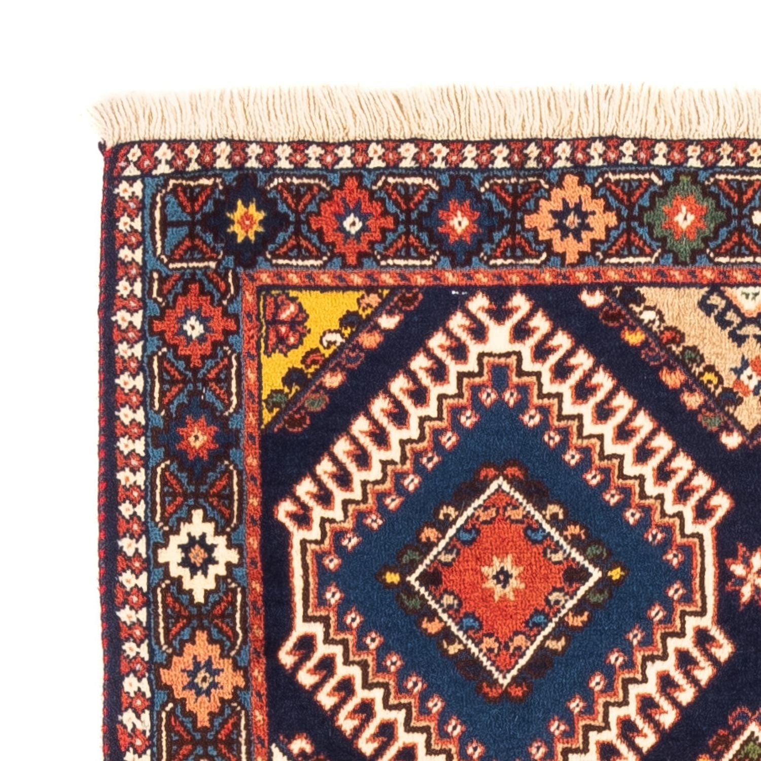 Perserteppich - Nomadic - 128 x 80 cm - mehrfarbig