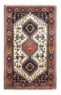 Tapis persan - Nomadic - 130 x 80 cm - crème