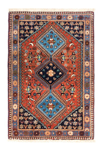 Tapis persan - Nomadic - 123 x 84 cm - rouge