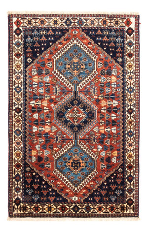 Perserteppich - Nomadic - 130 x 83 cm - rot