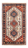 Yalameh Tapis 80x136cm - Tapis persan - Rectangle / Crème / 80 x 136 cm Rectangle