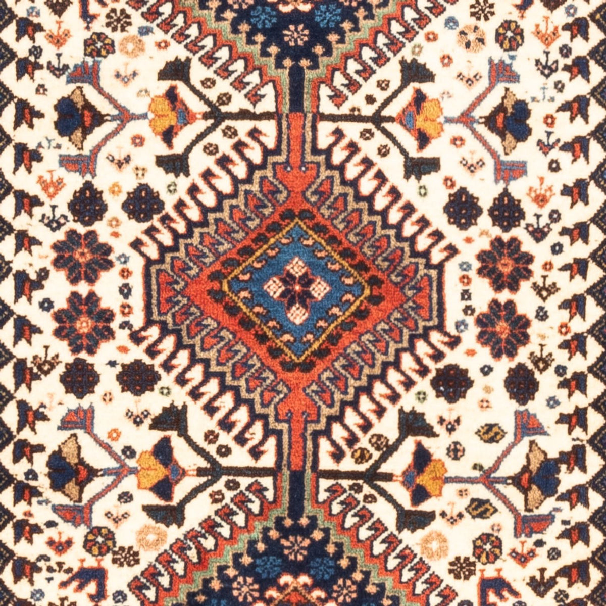 Perserteppich - Nomadic - 136 x 80 cm - creme