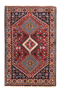 Tapis persan - Nomadic - 123 x 81 cm - rouge