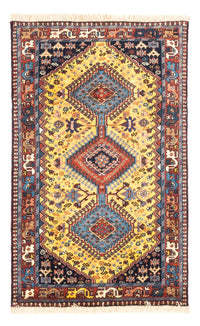 Tapis persan - Nomadic - 126 x 80 cm - jaune