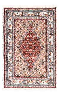 Tapis persan - Classique - Royal - 90 x 60 cm - rouge clair